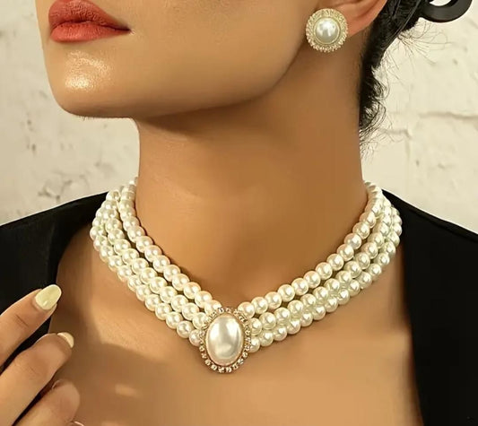 Artificial Pearl Necklace – Paxlora Festive Jewelry
