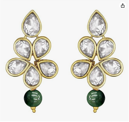 Paxlora matching jhumka earrings